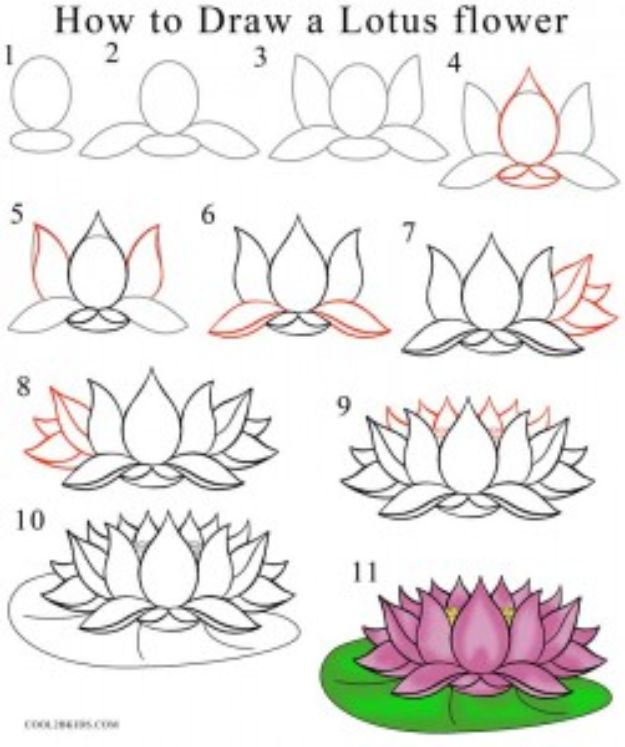 Featured image of post How To Draw A Flower Step By Step Easy / 3 create a rough sketch of the flower and leaves as illustrated in the draw four petals for the flower, connecting them to the base.