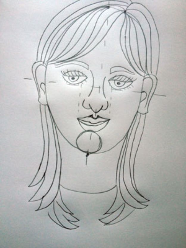 How to Draw Faces - Draw Proportional Self Portraits with Kids - Easy Drawing Tutorials and Ideas for Beginners - Learn How to Draw a Face With Free Lessons - Eyes, Lips, Mouth, Caricatures - Easy Drawing Tutorials and Ideas for Beginners - Learn How to Draw a Face With Free Lessons - Eyes, Lips, Mouth, Caricatures