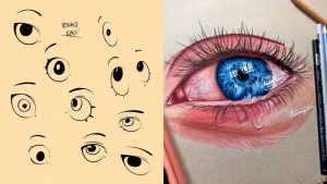 Eye Drawing Tutorials - Eays Ways to Learn How to Draw Eyes - How To Draw A Realistic Eye - Shading Eyes, Coloring Techniques and Step by Step Tutorials for Eye Drawings