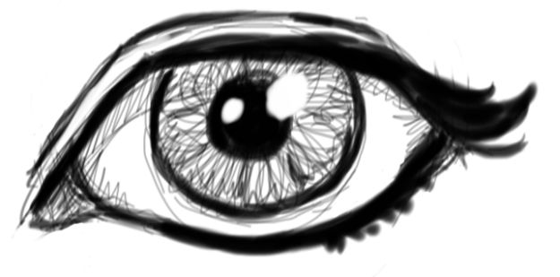 step by step drawings of eyes