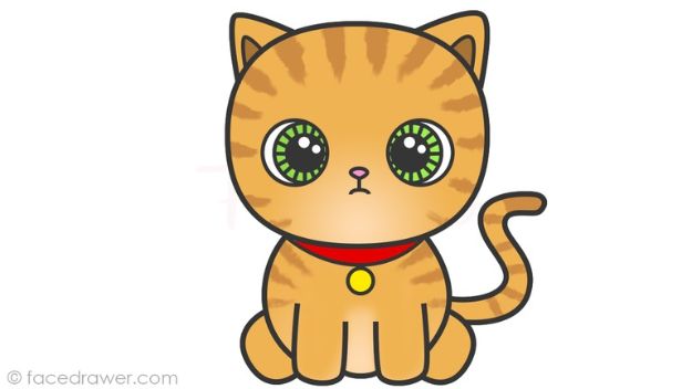 Featured image of post Cute Small Cat Drawing Easy Follow the simple instructions and in no time you ve created a great looking a simple cat drawing