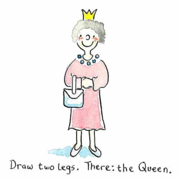 Easy Things to Draw When You Are Bored - Draw the Queen - Quick and Cool Drawing Lessons for Fun Art - How to Draw Basic Things, Cartoons, Animals, Flowers, People