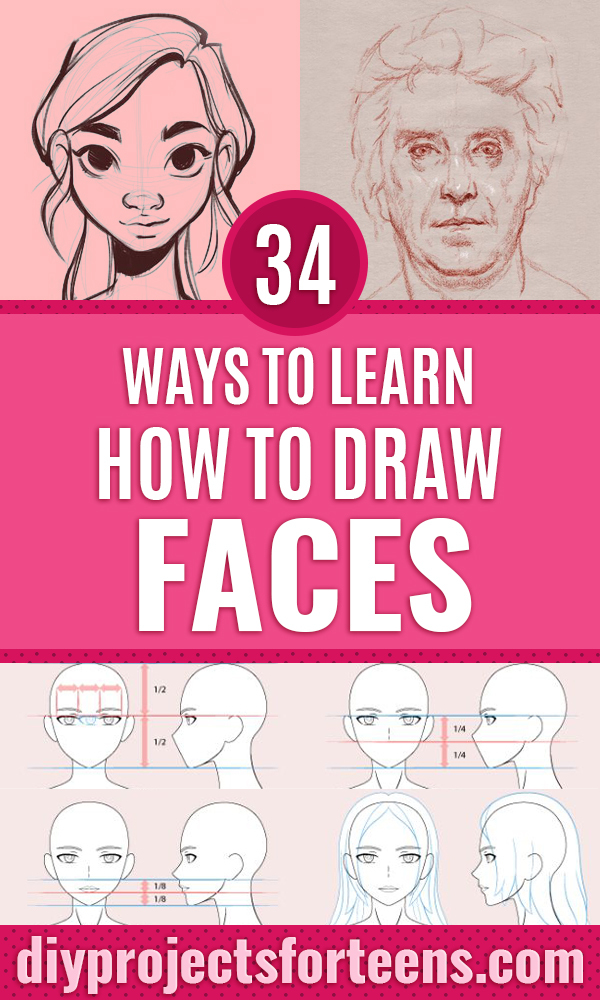 Learn To Draw People's Faces : Proportion refers to the relationship in